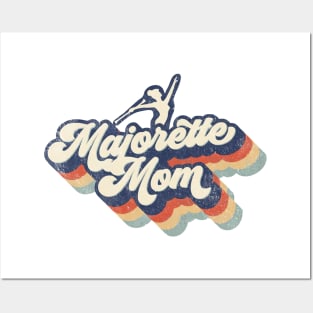 Retro Majorette Mom Mother's Day Posters and Art